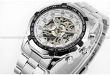 Winner Watch Men Skeleton Automatic Mechanical Watch