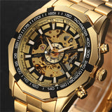 Winner Watch Men Skeleton Automatic Mechanical Watch