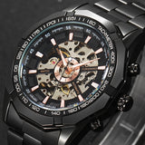 Winner Watch Men Skeleton Automatic Mechanical Watch